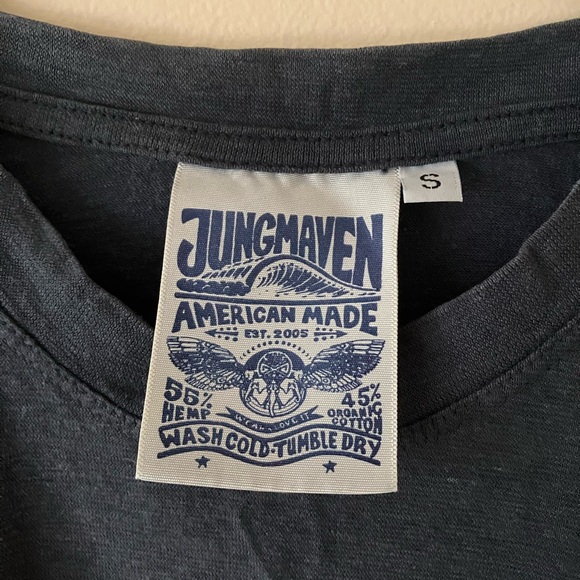 Jungmaven Jung Tee - Deep Blue - S - Picture 3 of 4